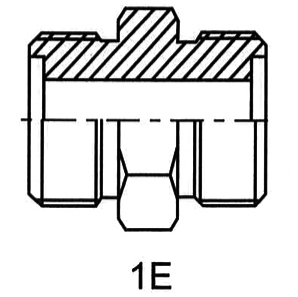 公制螺纹O型圈平面密封接头（点击查看详情）